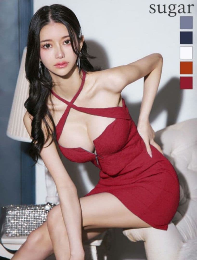 今だけお値引き！ROBE de FLEUS Glossy キャバドレスツーピース