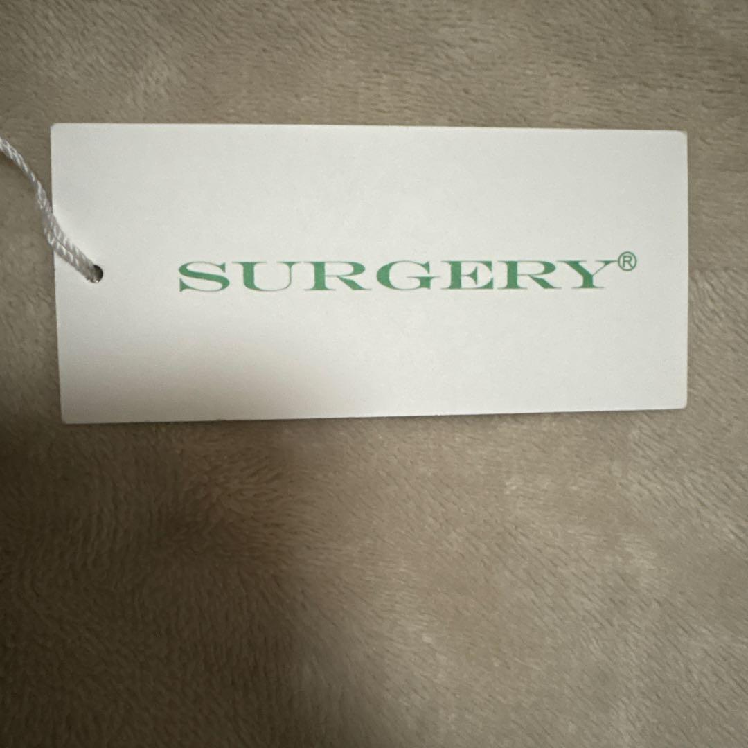 SURGERY ネイビーファー風ニット帽