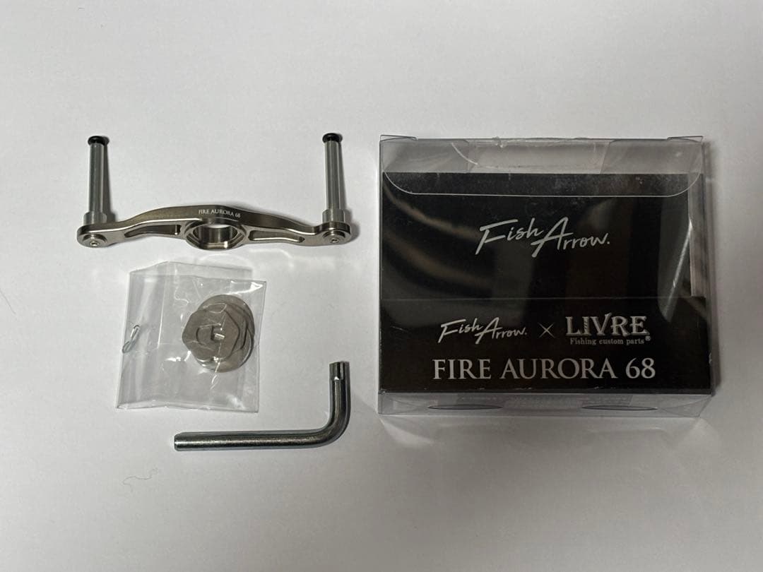 フィッシュアロー×リブレ ファイヤー オーロラ 68 ハンドルプレート　新品