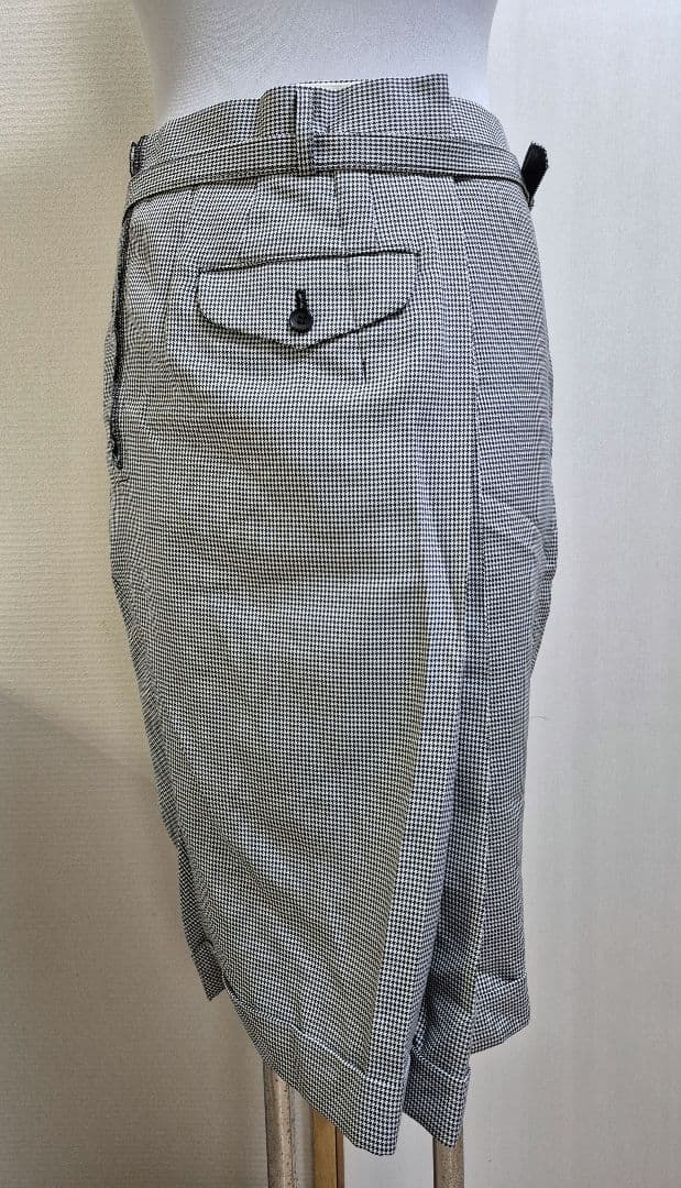 コムデギャルソン 変形デザイン ハーフパンツ ベルト付き Sサイズ