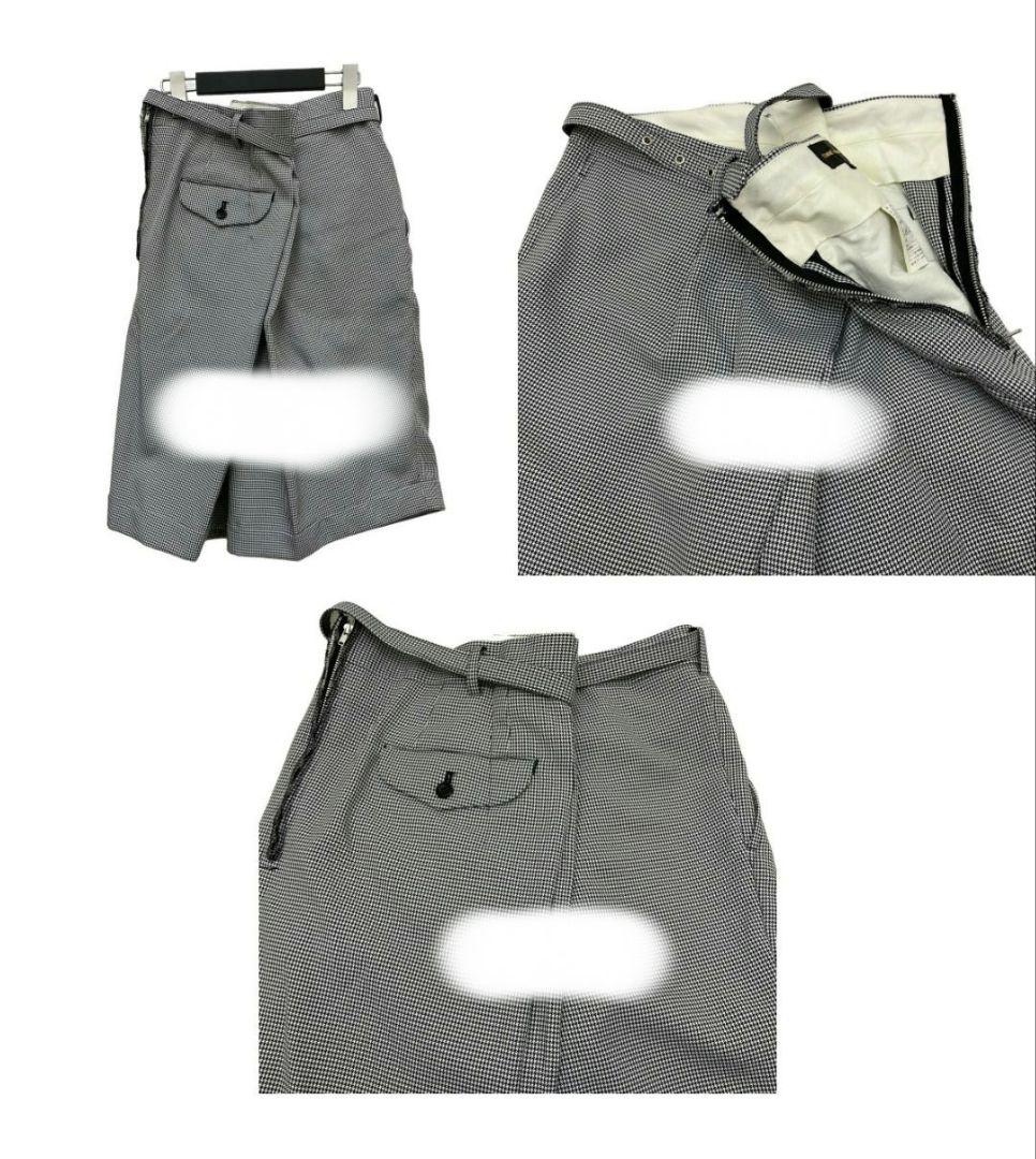 コムデギャルソン 変形デザイン ハーフパンツ ベルト付き Sサイズ