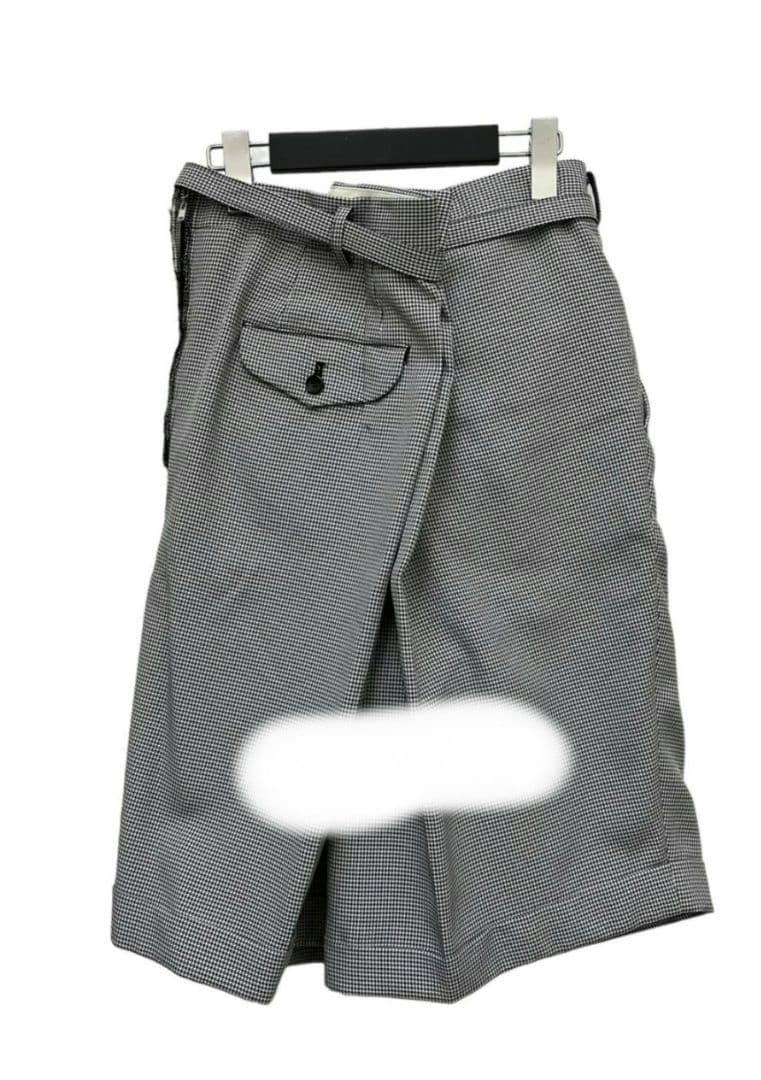 コムデギャルソン 変形デザイン ハーフパンツ ベルト付き Sサイズ