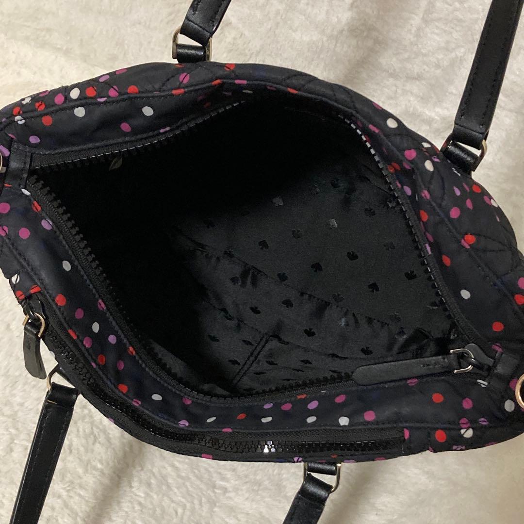 美品 ケイトスペード ショルダーバッグ キルティング 2way ジェイ ドット