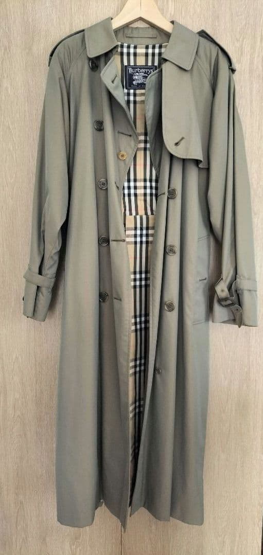 バーバリー　BURBERRY　トレンチコート　ロング　メイドインイングランド