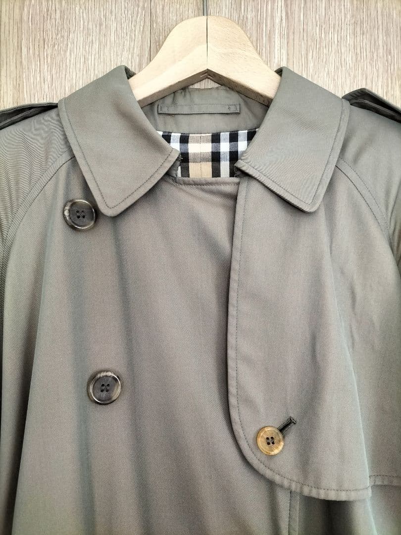 バーバリー　BURBERRY　トレンチコート　ロング　メイドインイングランド