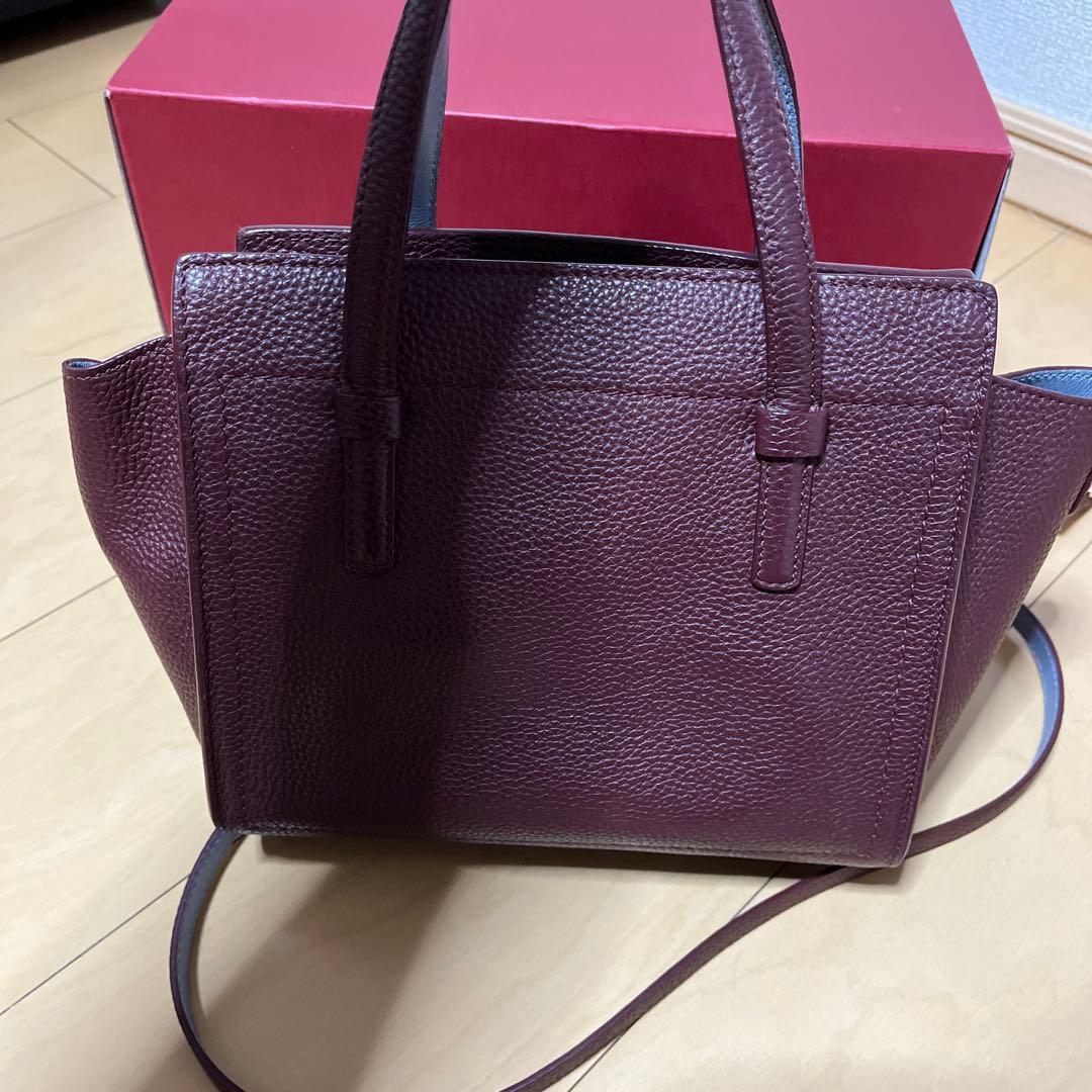 フェラガモ エイミー IC ボルドー レザー 2wayバッグ