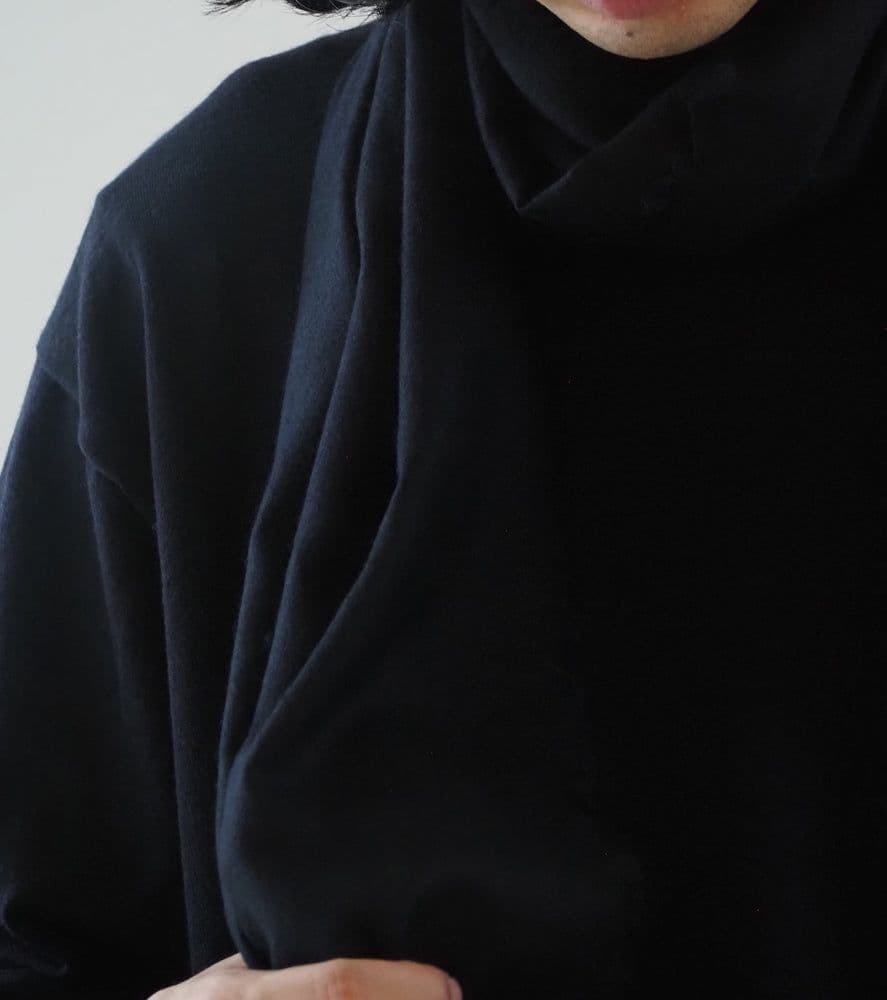 COMOLI 25AW カシミヤシルク 製品染ストール マフラー コモリ