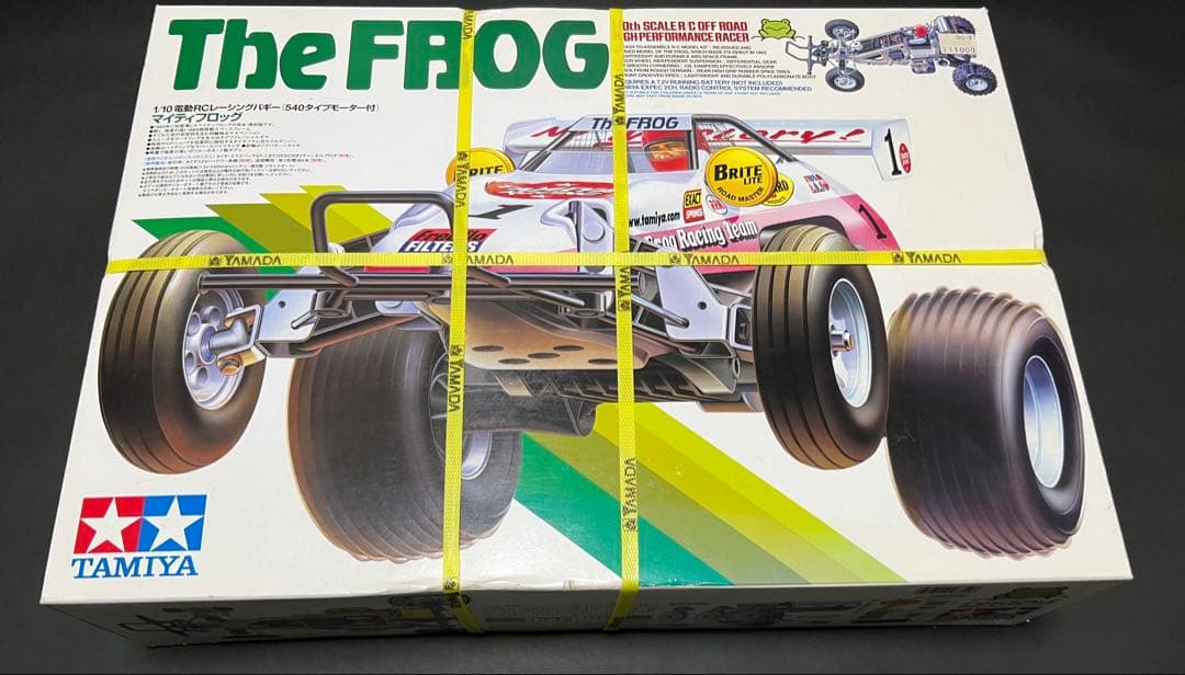 タミヤ マイティフロッグ 1/10 電動RCカー 未組立 キット 箱ダメージあ