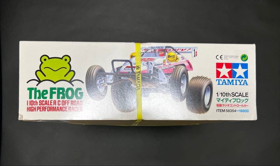 タミヤ マイティフロッグ 1/10 電動RCカー 未組立 キット 箱ダメージあ