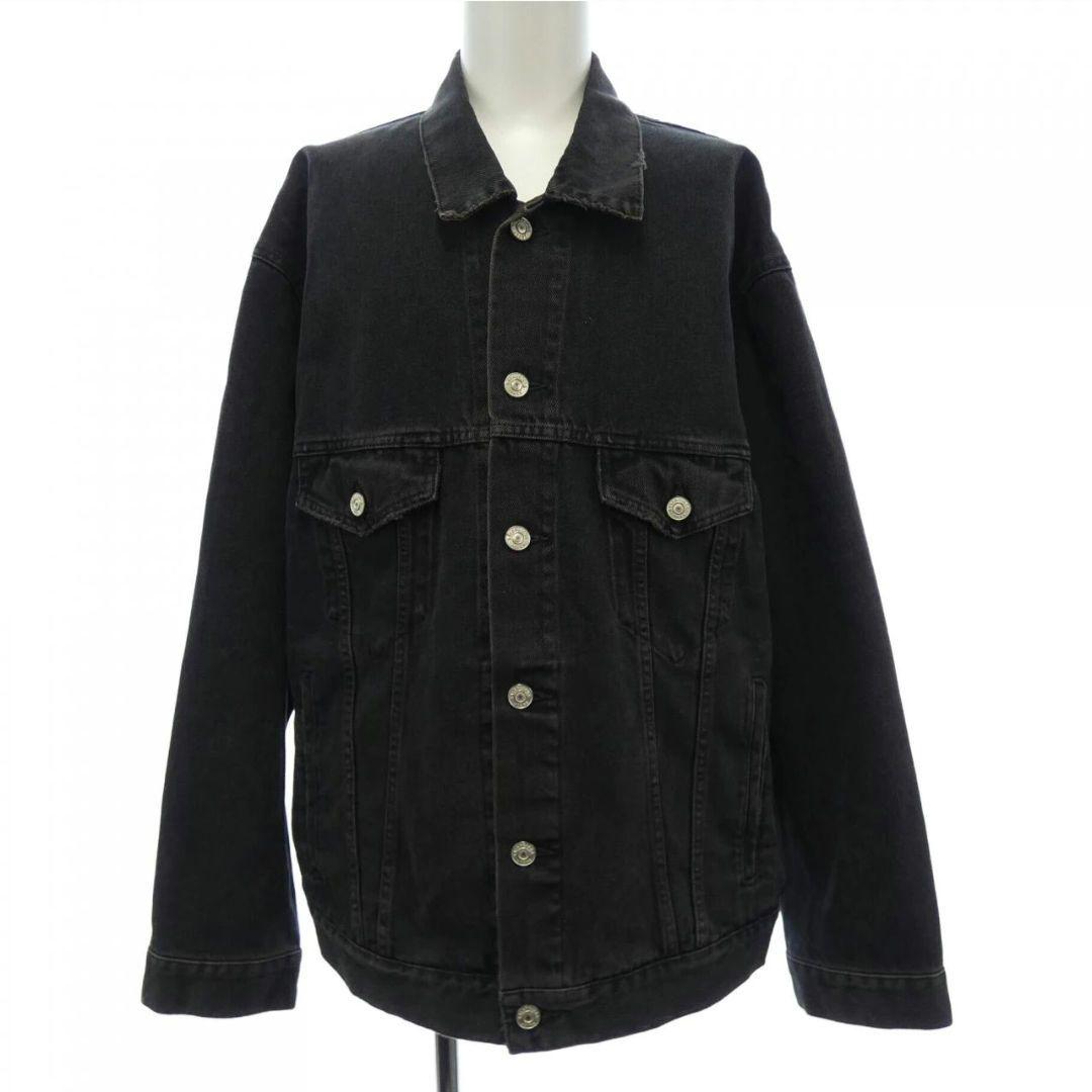 BALENCIAGA 22SS スプレープリント BB ロゴ デニムジャケット