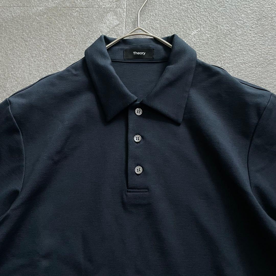 25年式・未使用★セオリー　BRON C ストレッチ　ポロシャツ　メンズ　現行