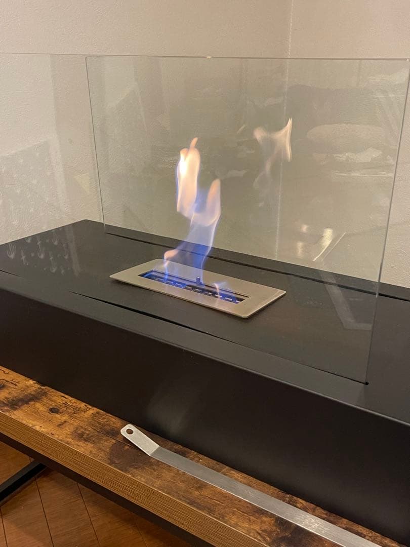 即納 エタノール 暖炉 Nu-Flame 自立式フロア暖炉 フィアマ