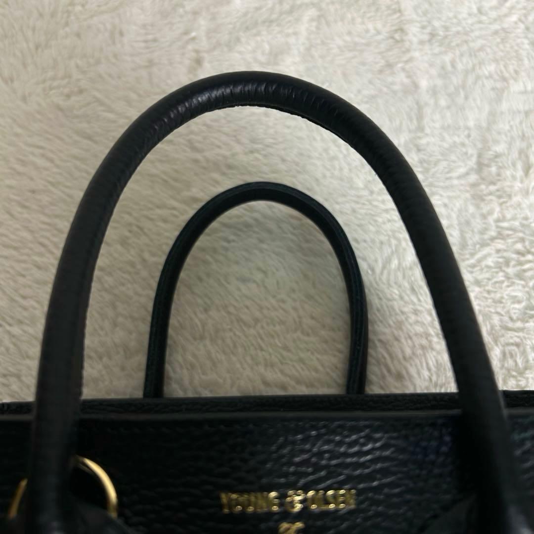 極美品 ヤングアンドオルセン フレームワーク 別注ストラップ付きベルトバック