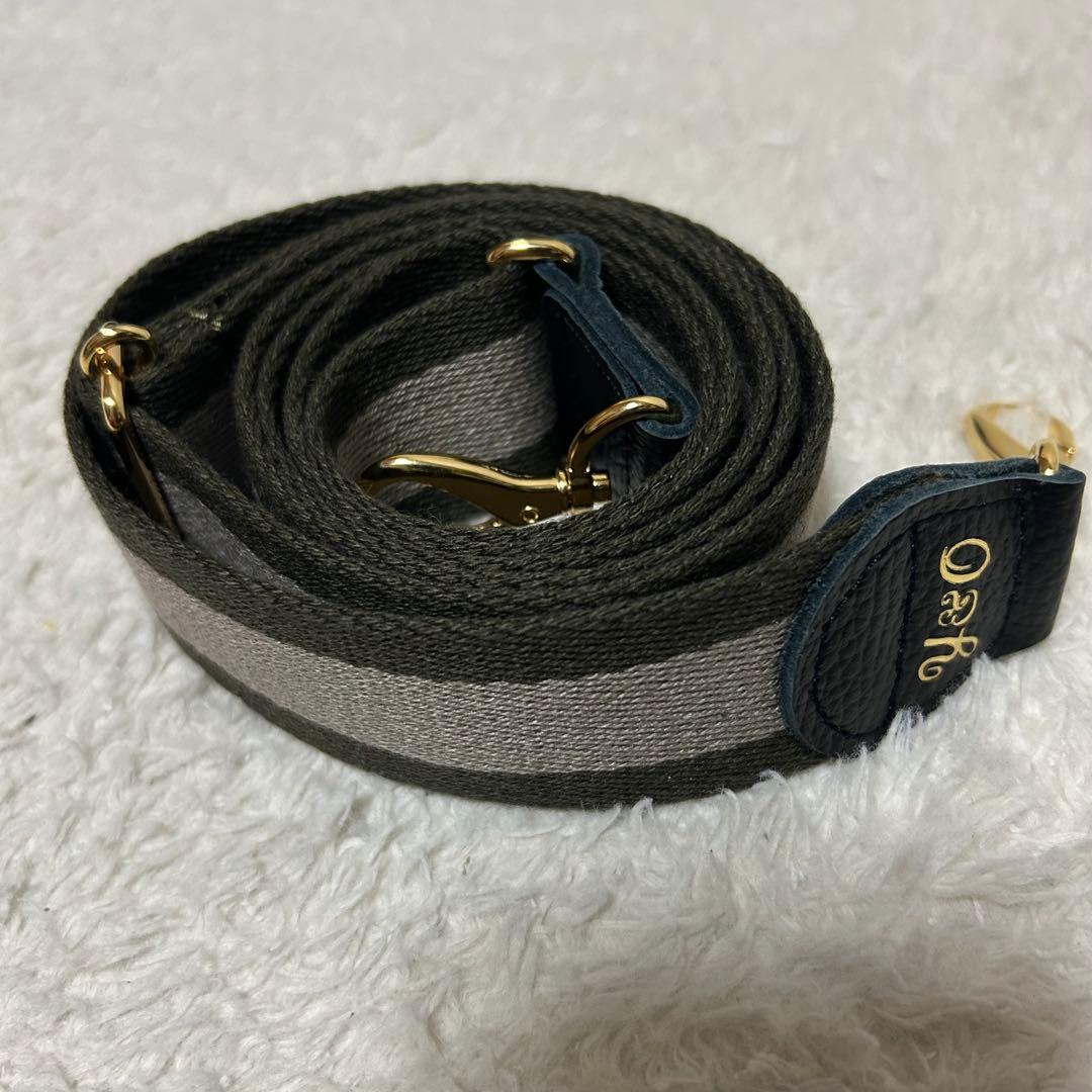 極美品 ヤングアンドオルセン フレームワーク 別注ストラップ付きベルトバック