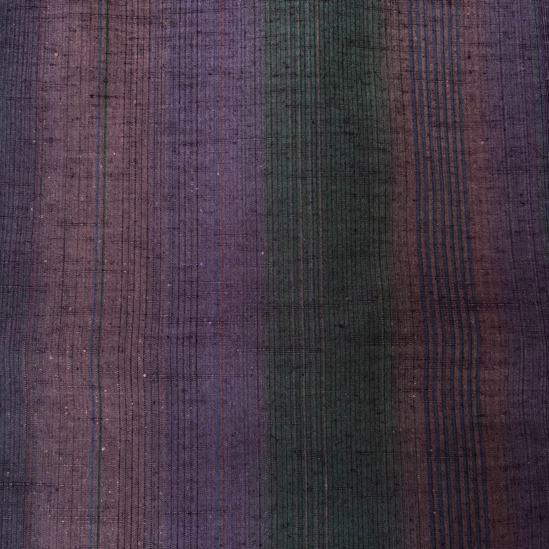 本場真綿絢結城紬　証紙付き　伝統工芸品　草木染　身丈159cm 裄66cm