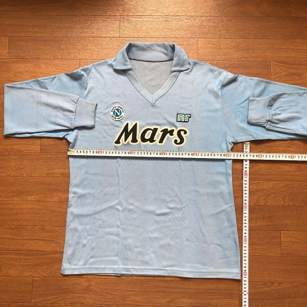 ナポリ　89〜90 ホーム　サッカー　イタリア　長袖nr エネーレ　ユニフォーム