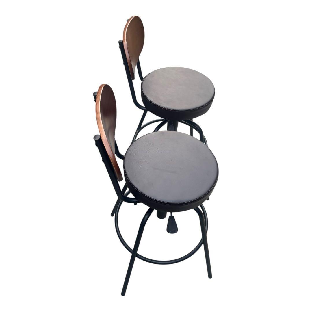 カウンターチェア ダイニングチェア 回転式 ハイチェア 椅子 クラブ 昇降式