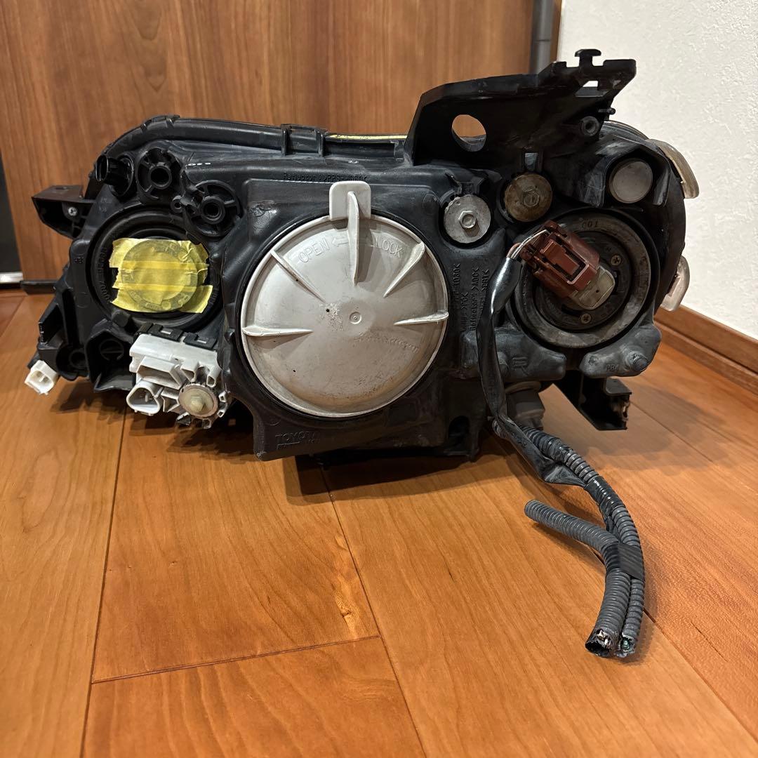 マークx GRX120系　前期ヘッドライト　インナーブラック塗装