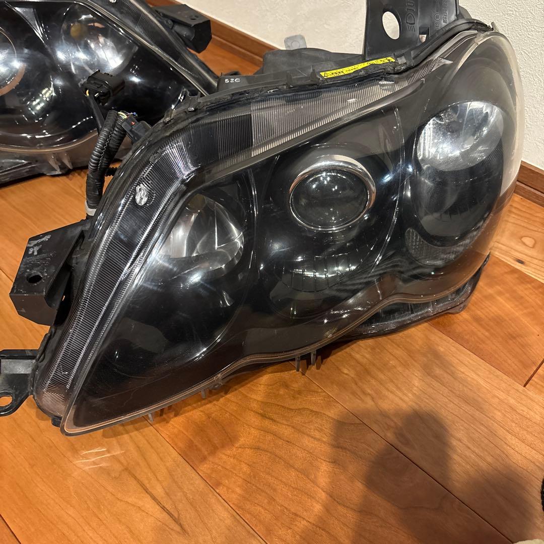 マークx GRX120系　前期ヘッドライト　インナーブラック塗装