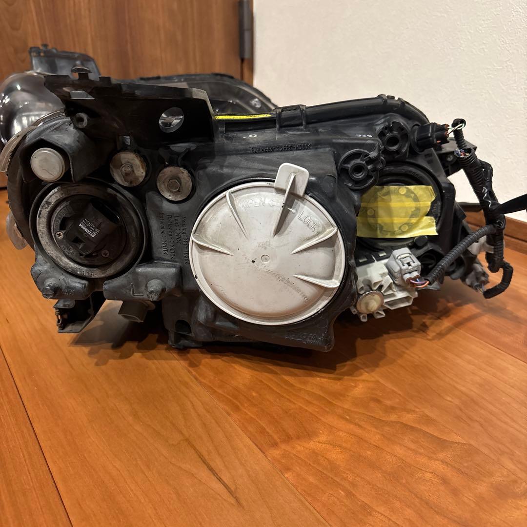 マークx GRX120系　前期ヘッドライト　インナーブラック塗装