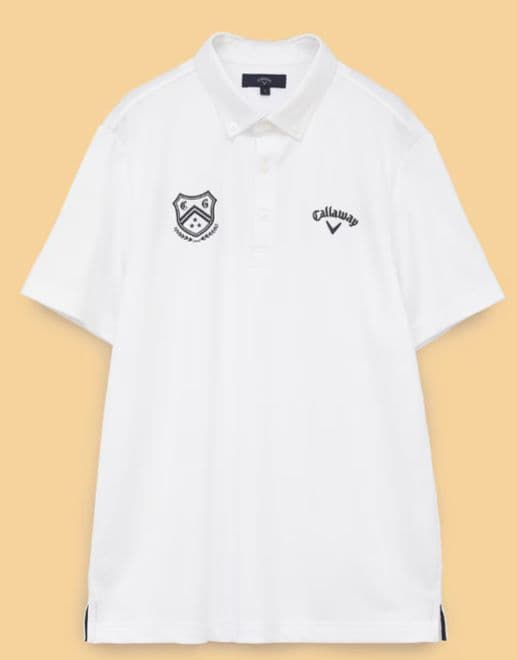 Callaway ホワイト ポロシャツ LL