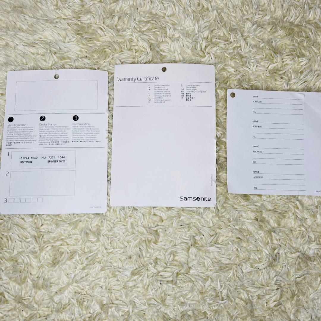 【美品】samsonite サムソナイト スーツケース スピナー 76/28