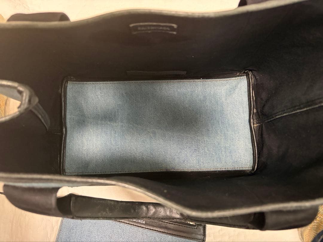 【BALENCIAGA】デニムトートバッグ付属ポーチ付き