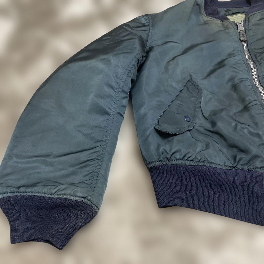 は*る様 90s USA製Alpha Industries MA-1 ジャケット