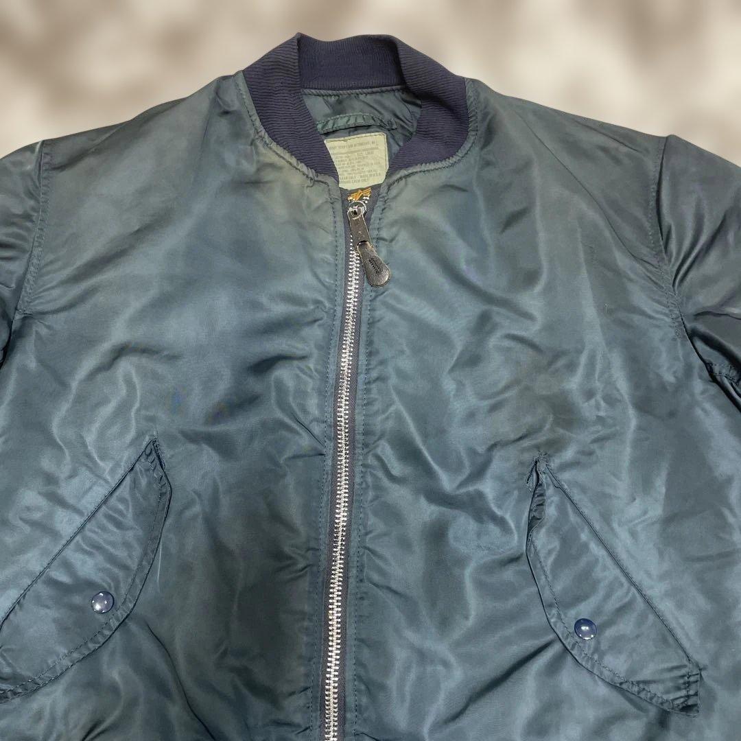 は*る様 90s USA製Alpha Industries MA-1 ジャケット