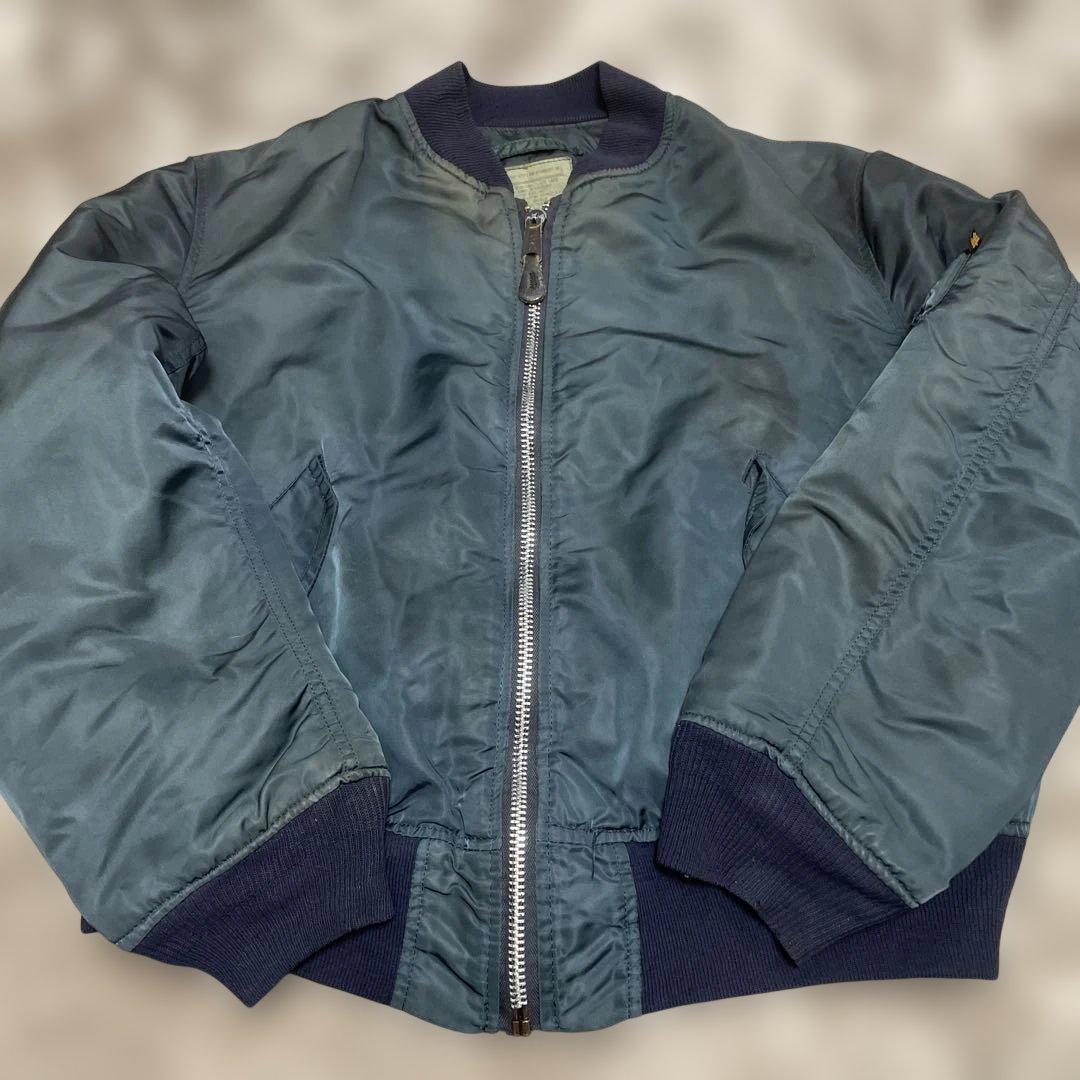 は*る様 90s USA製Alpha Industries MA-1 ジャケット