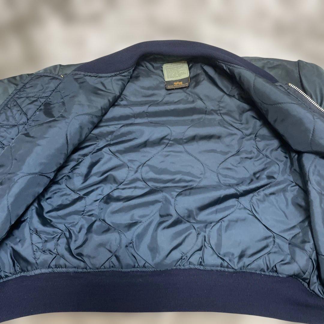 は*る様 90s USA製Alpha Industries MA-1 ジャケット