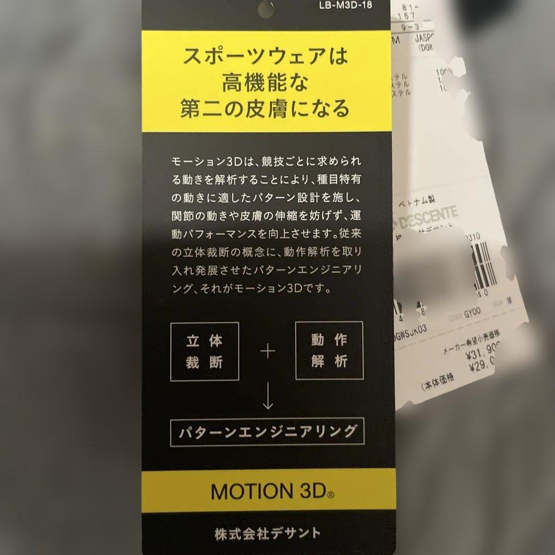 新品未使用　デサントゴルフ　ブルゾン中綿ジャケット　ストレッチ　M