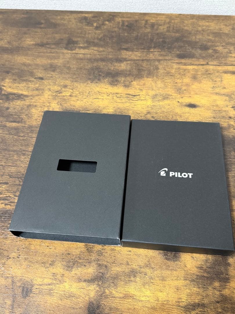 新品未使用　ジャスタス　95 ネットブラック　パイロット　万年筆　14金　中字