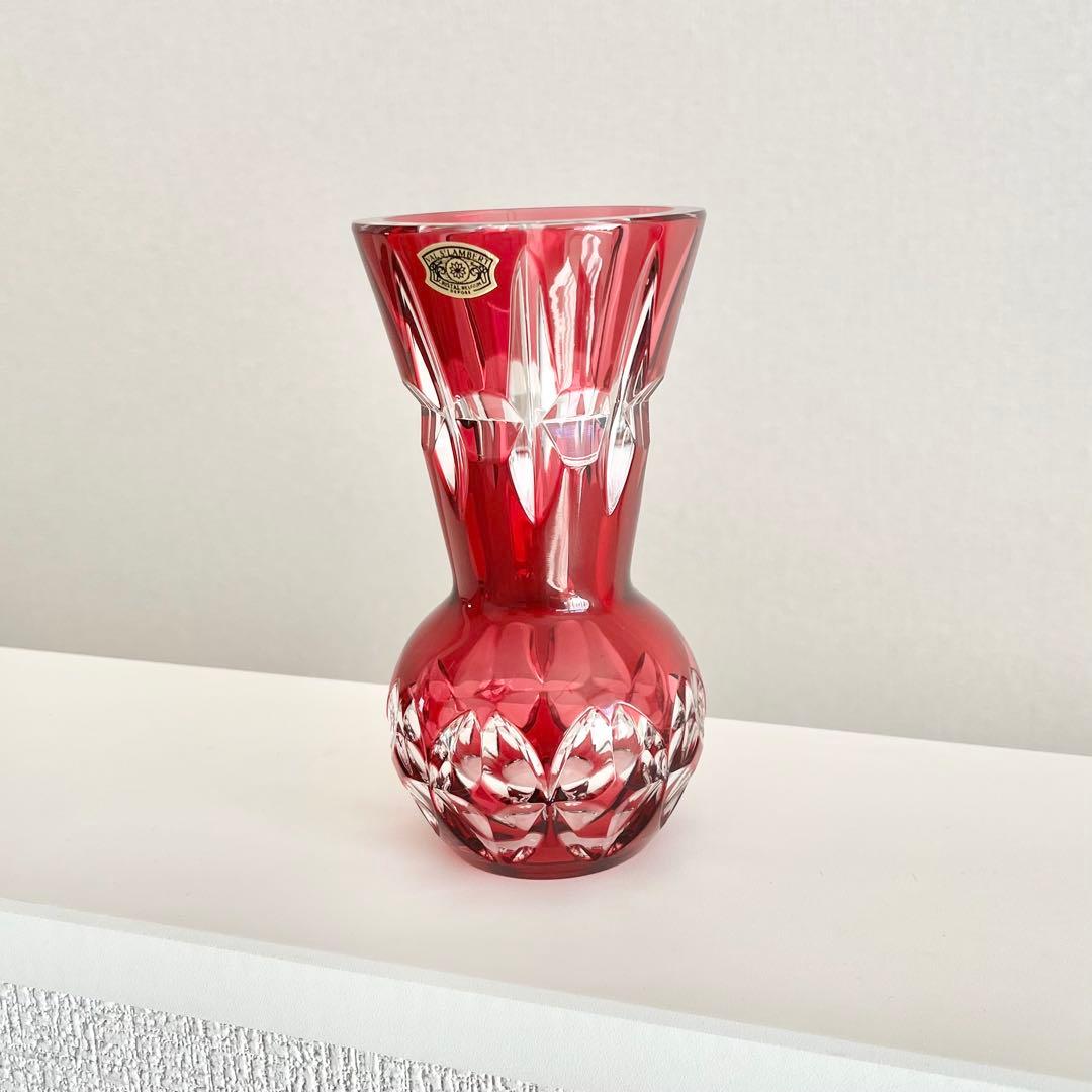 ヴァルサンランベール 花瓶 花器 ガラス　クリスタル フラワーベース