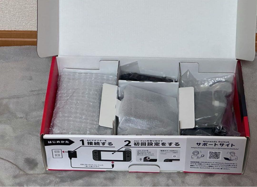美品　Nintendo Switch 本体 グレー 付属品セット