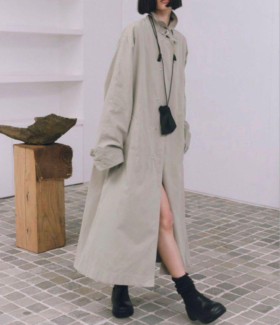 ジャケット・アウター todayful Soutiencollar Trench Coat OLV