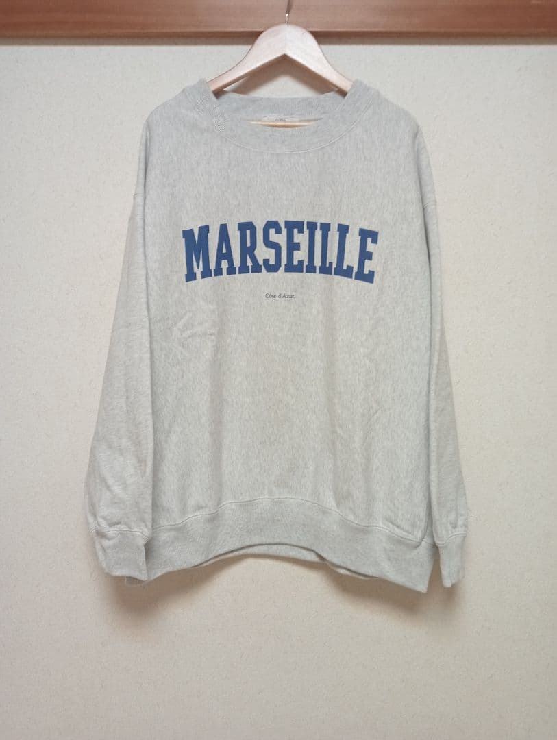 SLOBE IENA MARSEILLE ロゴスウェット