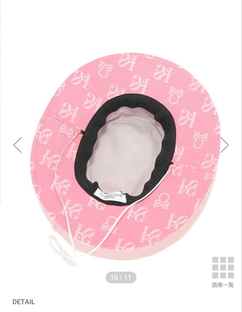 新品　MARK & LONA Ever Monogram Safari Hat