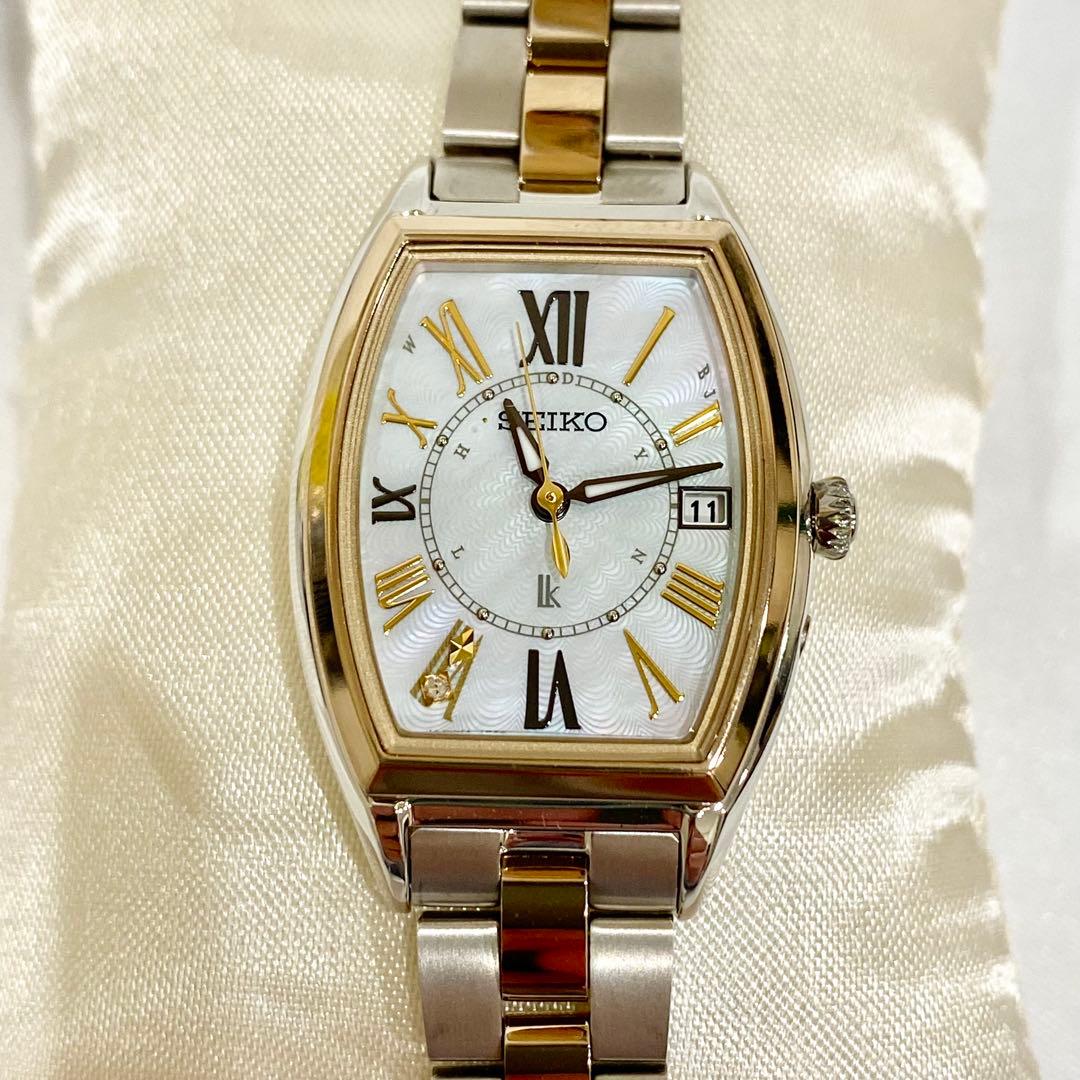 B*T様 新品 SEIKO セイコー ルキア 1B32-0BD0 ソーラー式 腕