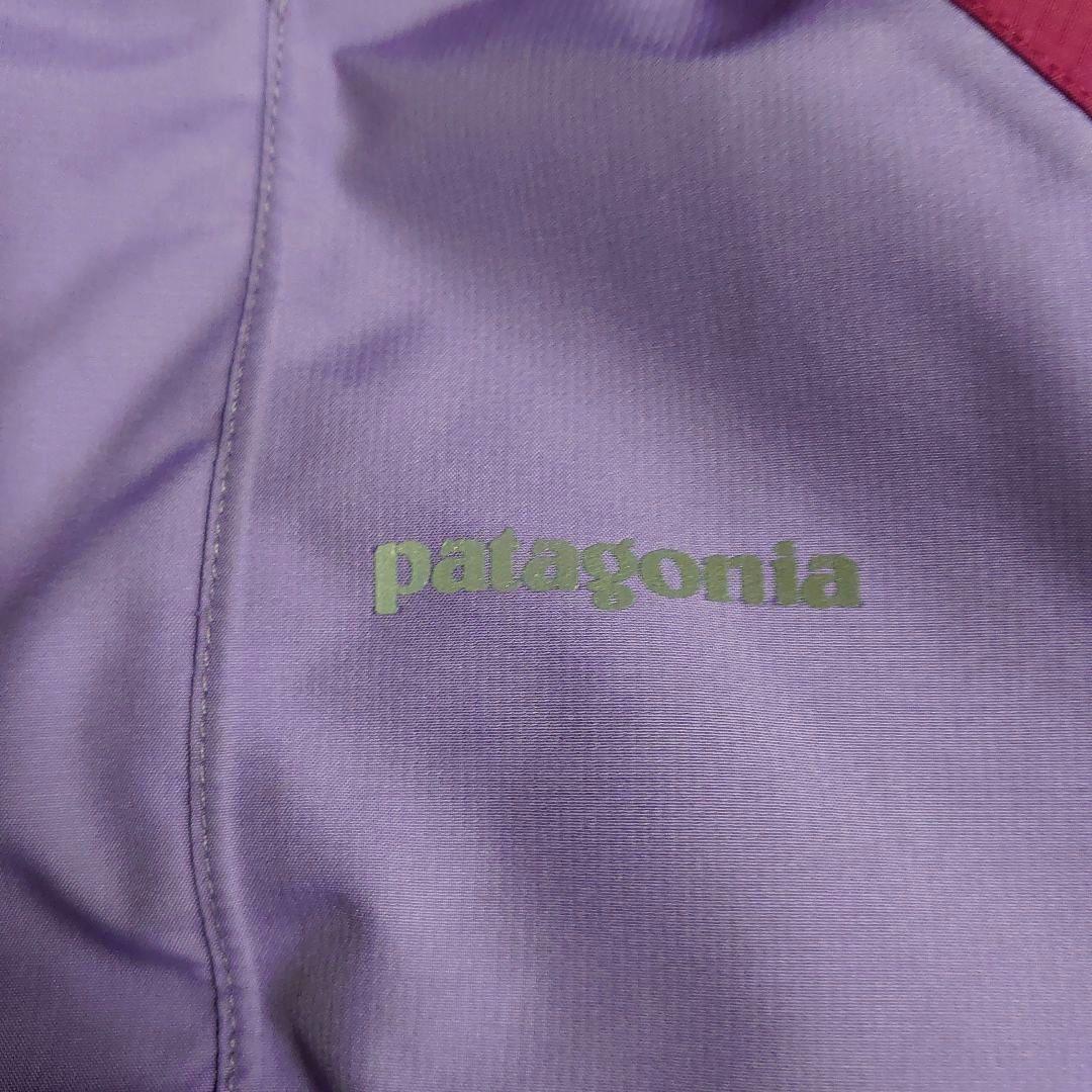 patagonia子ども用スノーボードウェア 紫とピンク
