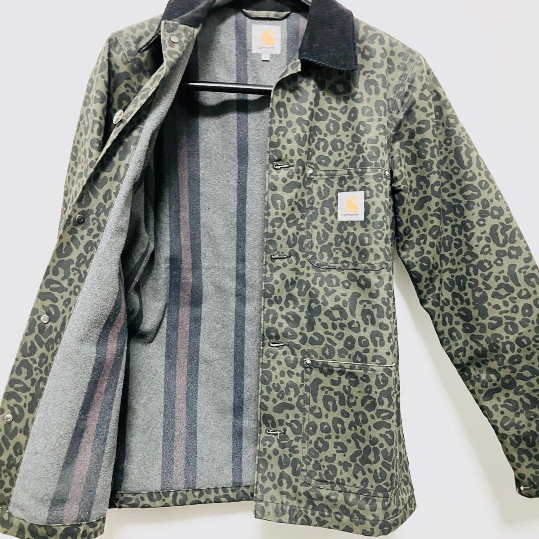 S*8様 【希少・美品】Carhartt チョアコート　コーデュロイ襟　レオパー