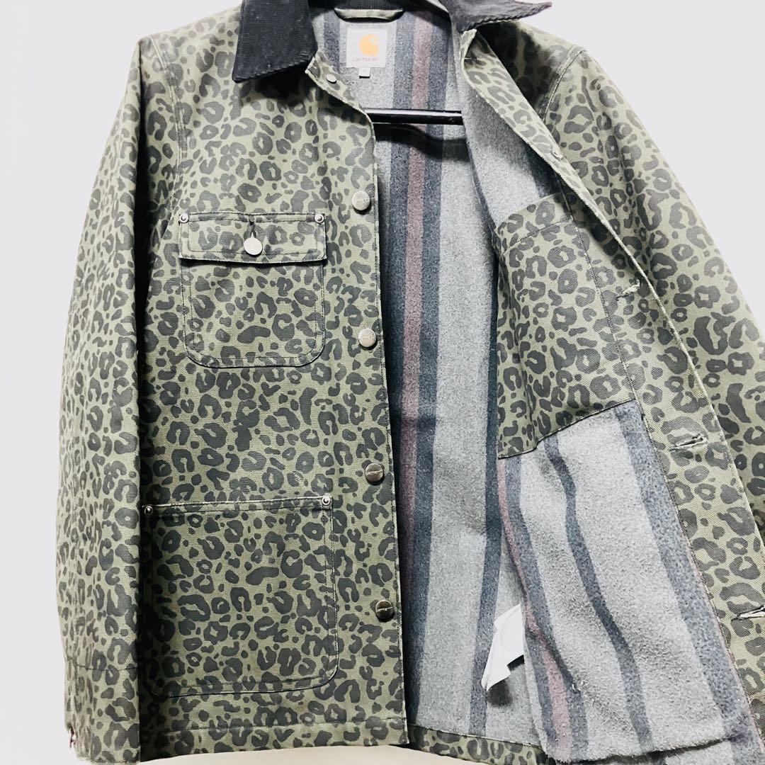 S*8様 【希少・美品】Carhartt チョアコート　コーデュロイ襟　レオパー