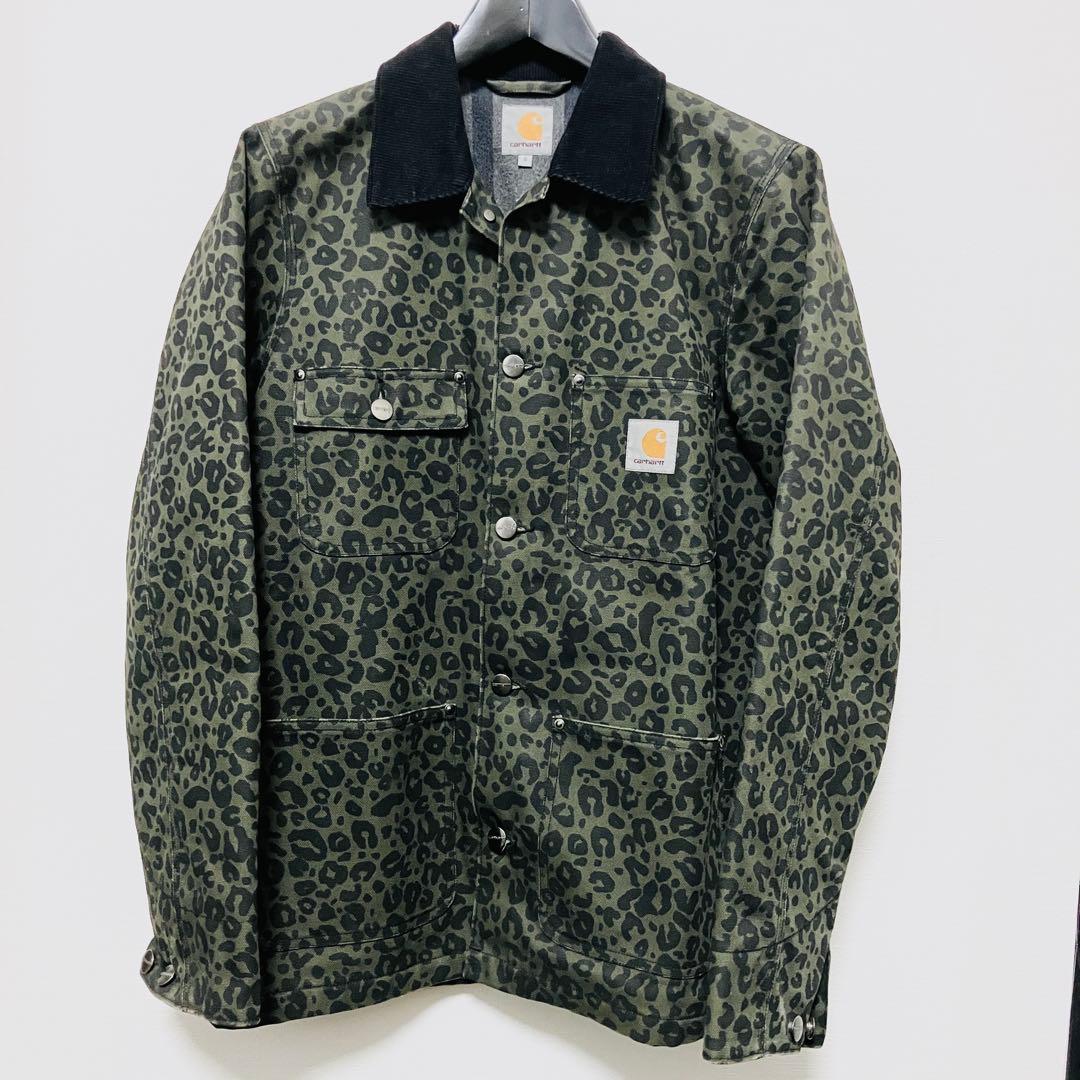 S*8様 【希少・美品】Carhartt チョアコート　コーデュロイ襟　レオパー