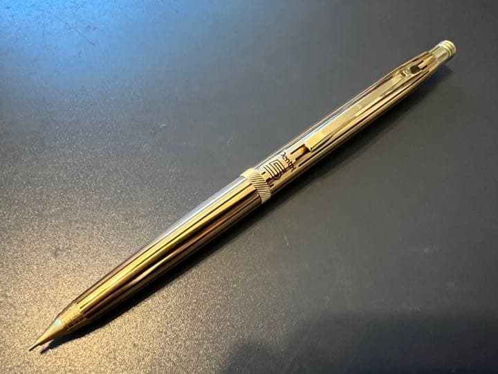 ぺんてる Pentel5 ゴールド ストライプ SG75 シャープペンシル 廃盤