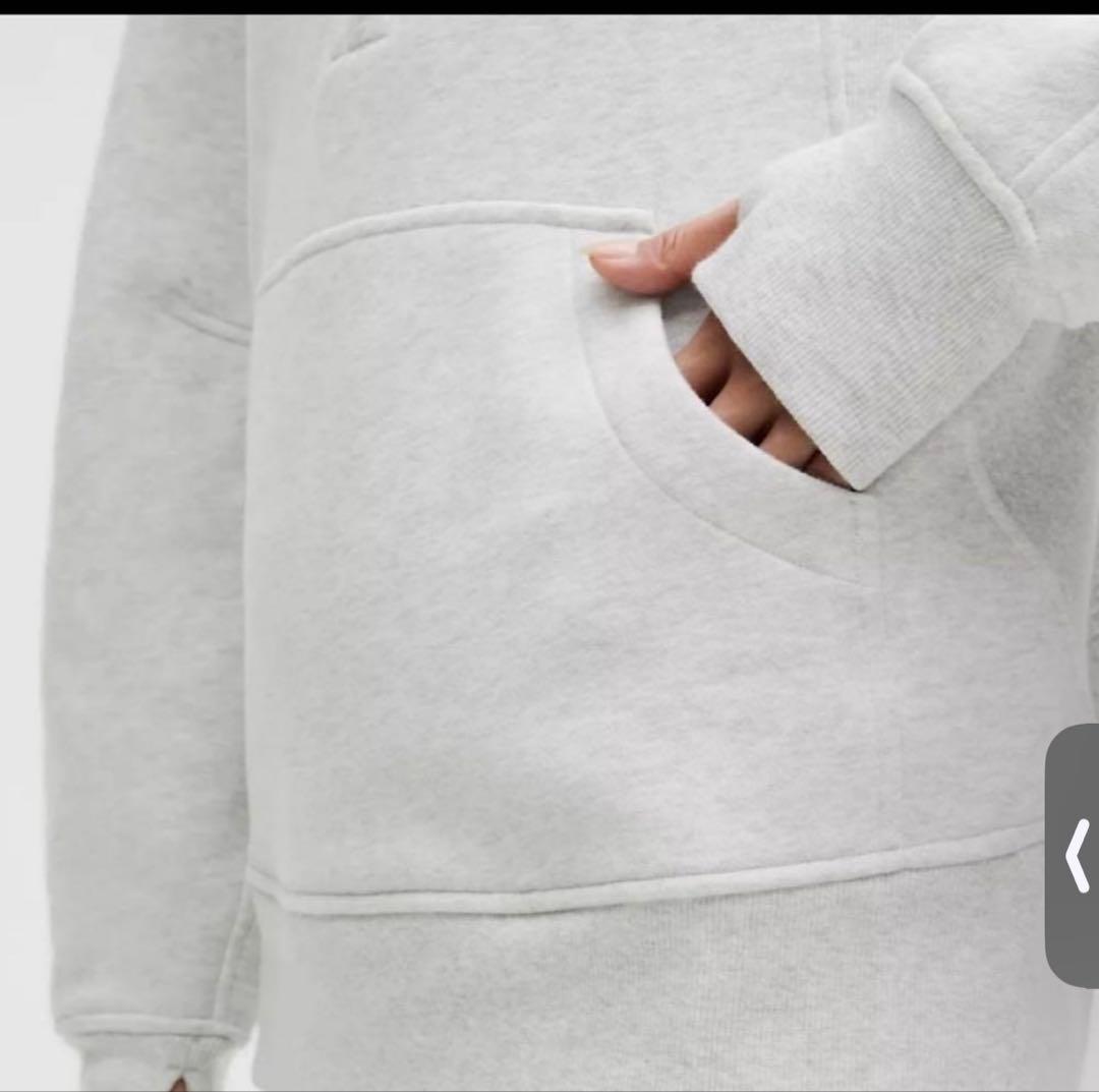 トップス Scuba Oversized Funnel Neck Half Zip M/L