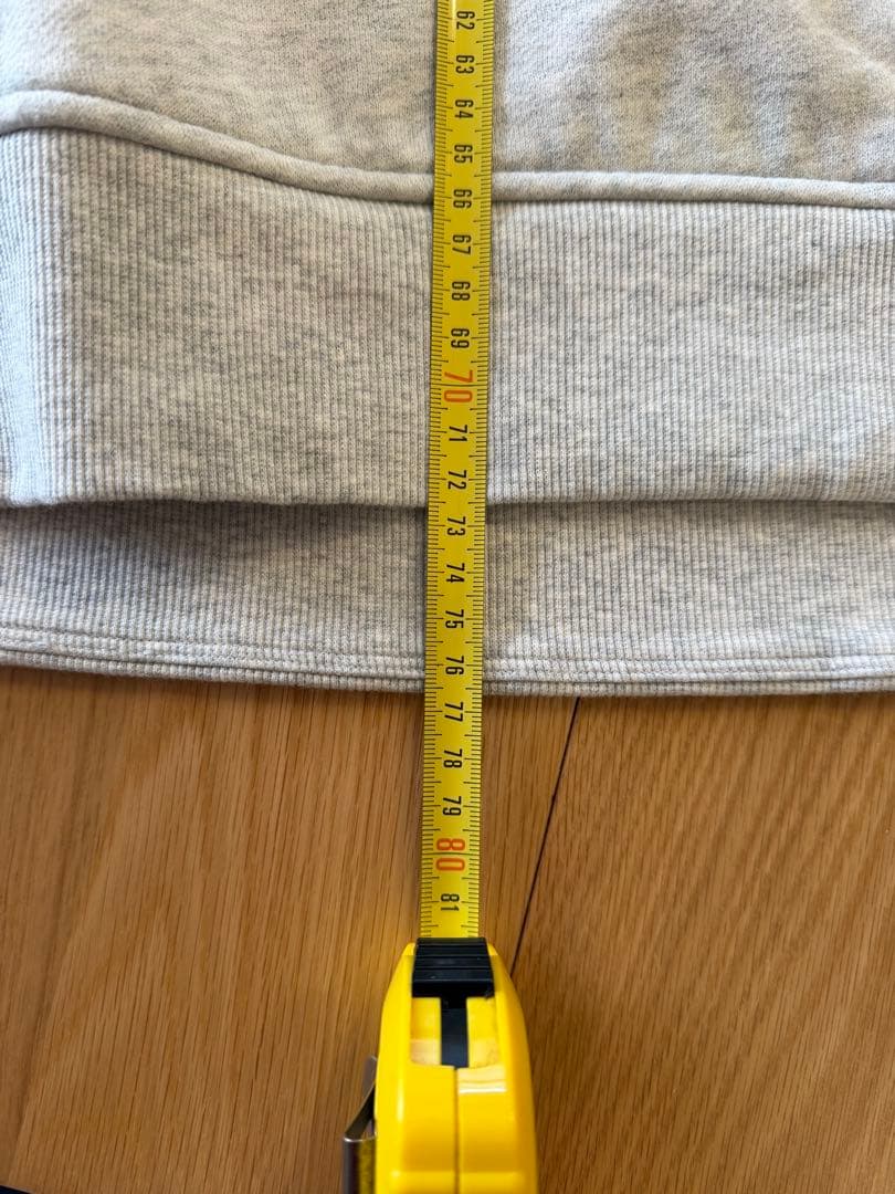 トップス Scuba Oversized Funnel Neck Half Zip M/L