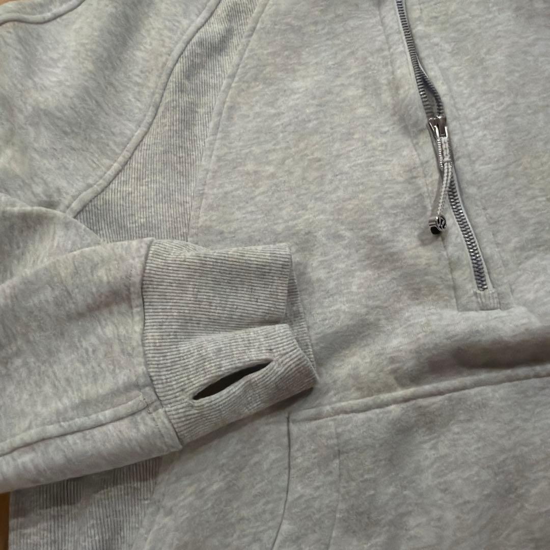 トップス Scuba Oversized Funnel Neck Half Zip M/L