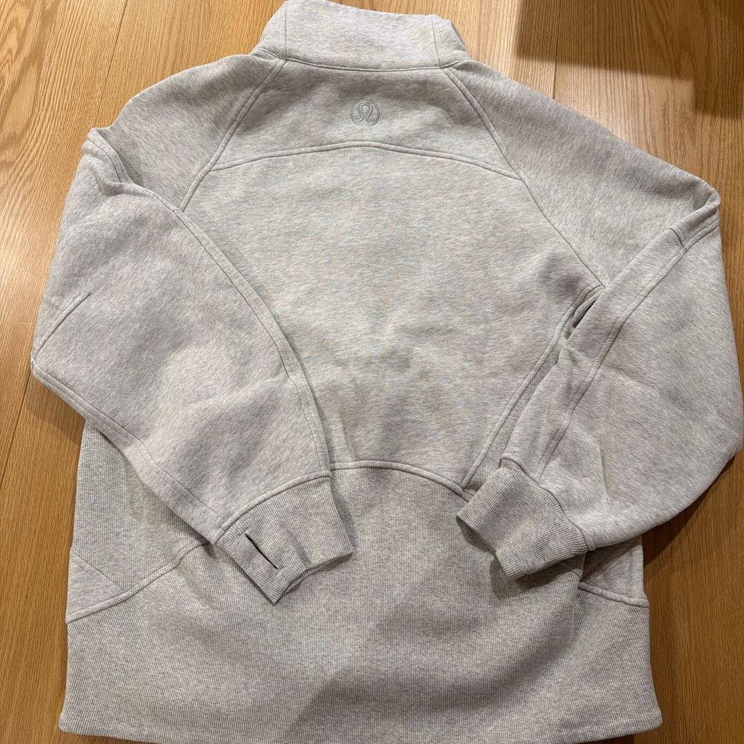 トップス Scuba Oversized Funnel Neck Half Zip M/L