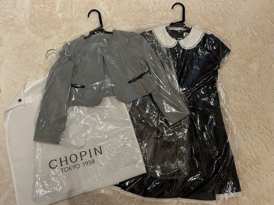 【美品】CHOPIN フォーマルドレスセット 120cm カチューシャ付