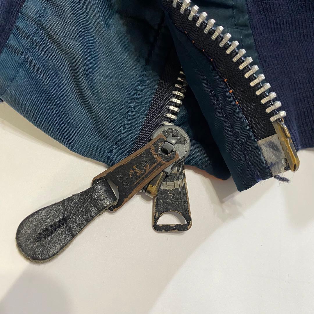 ボロ 雰囲気系 黒タグ 90s USA製 ALPHA アルファ MA-1 短丈